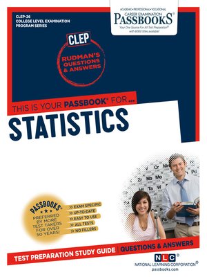 cover image of STATISTICS